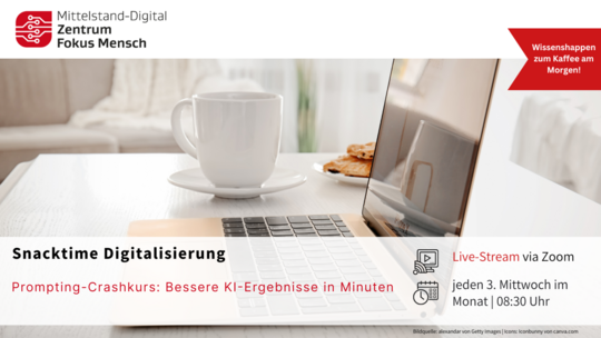 Snacktime Digitalisierung | Prompting-Crashkurs