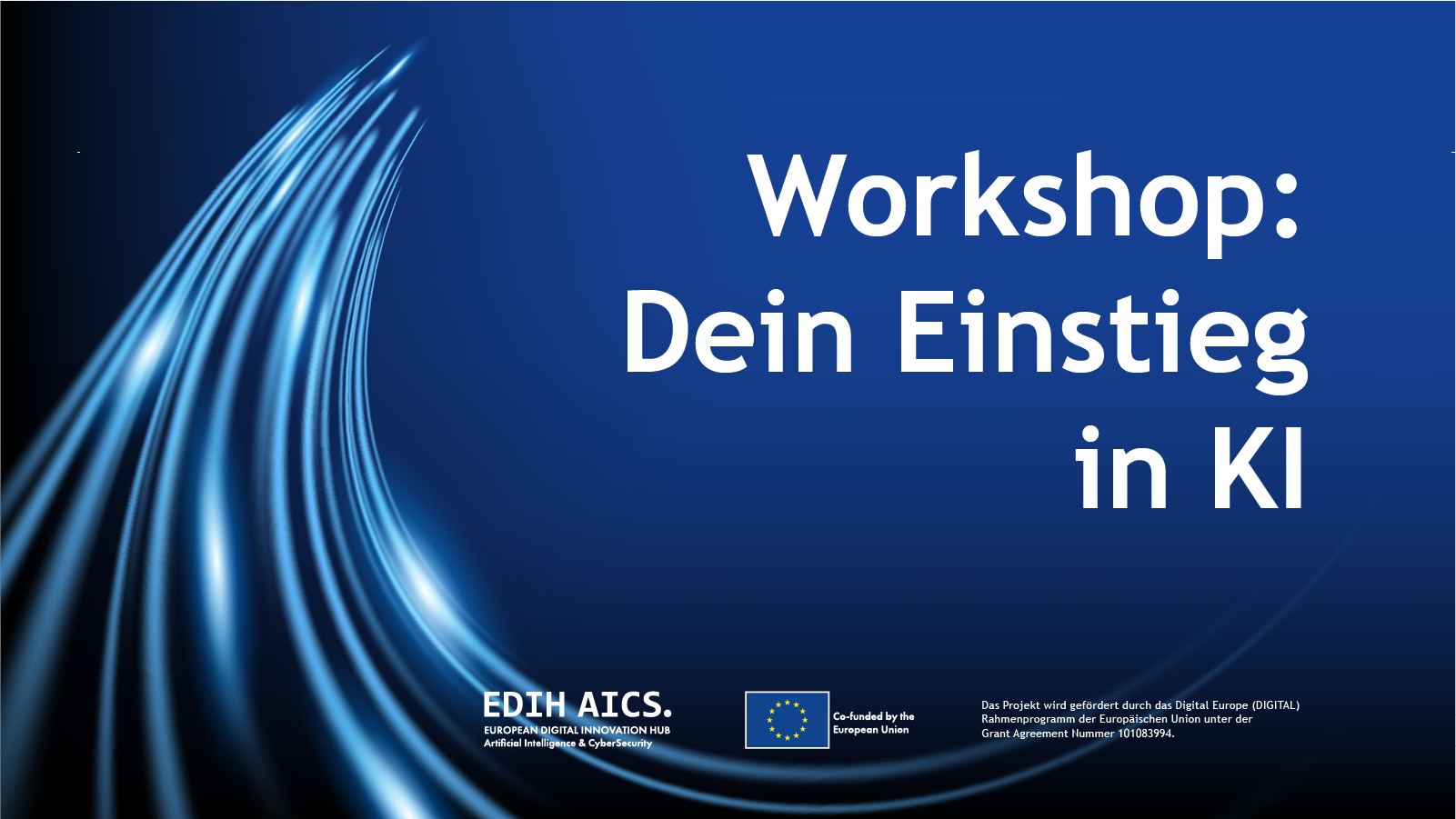 Workshop: KI-Potenziale nutzen: Anwendungsfälle identifizieren und erste Pilotprojekte umsetzen