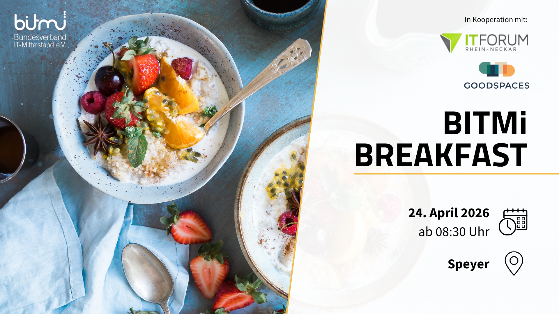 BITMi Breakfast in Speyer
