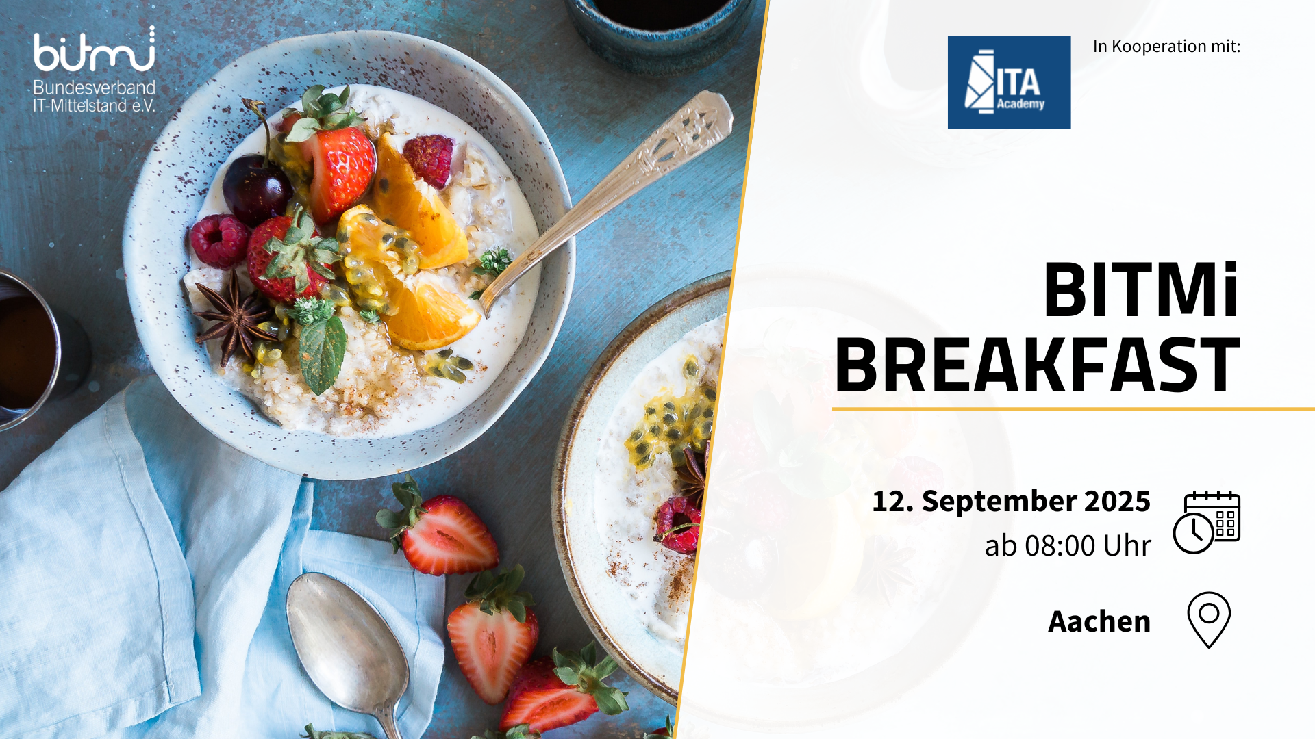 BITMi Breakfast in Aachen