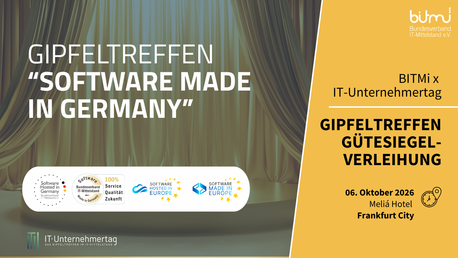 Gipfeltreffen 'Software Made in Germany'