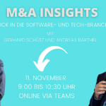 Einblicke in den M&A Markt der deutschen Software-Branche